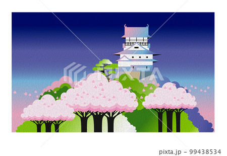 国宝犬山城(油彩風のタッチ) 国宝犬山城(油彩風のタッチ) 99438534