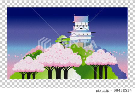 国宝犬山城(油彩風のタッチ) 国宝犬山城(油彩風のタッチ) 99438534