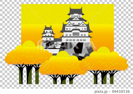 Himeji Castle (oil painting style touch) Himeji Castle (oil painting style touch) 99438536