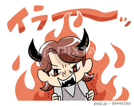 怒りに震える女性 怒りに震える女性 99440160