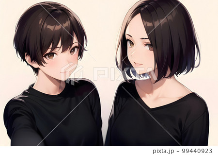 女性のカップル　LGBT　同性愛 99440923