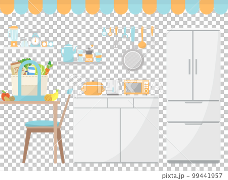 kitchen background illustration material 99441957