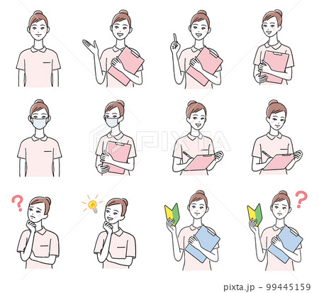 若い女性看護師 セット 若い女性看護師 セット 99445159