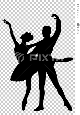 為古典芭蕾舞擺姿勢的男人和女人 3 99445943