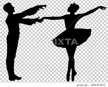 Men and women who pose for classical ballet 5 Men and women who pose for classical ballet 5 99445945