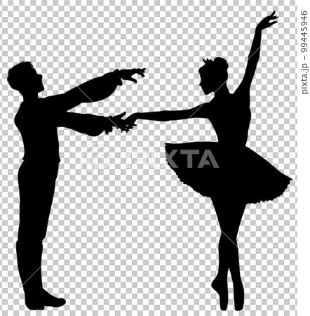 Men and women who pose for classical ballet 6 99445946