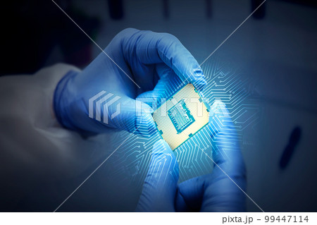 future industry 3d graphic rendered_semiconductor 99447114