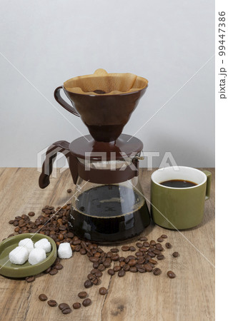 creative concept photo of drip coffee 99447386