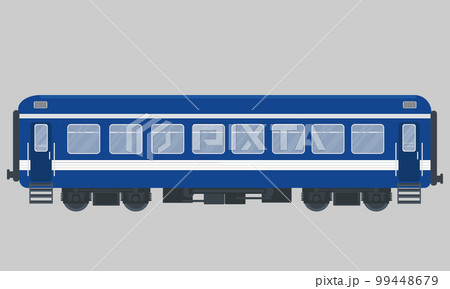 blue wagon passenger train vector graphics for travela blue wagon passenger train vector graphics for travela 99448679