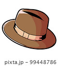 fedora hat illustration cute image 99448786