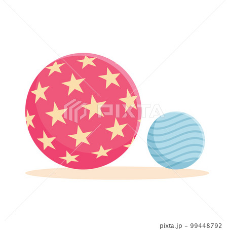 beach ball rubber ball toy for kids vector illustration 99448792