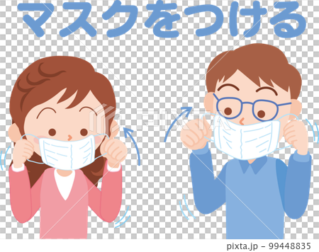 Put on a mask _ male female _ with character arrow 99448835