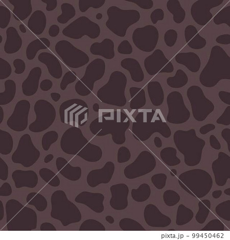 Giraffe seamless pattern. Brown color skin print design. Wild animal 99450462