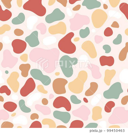 Trendy seamless pattern with abstract shapes. Modern trendy bright background. 99450463
