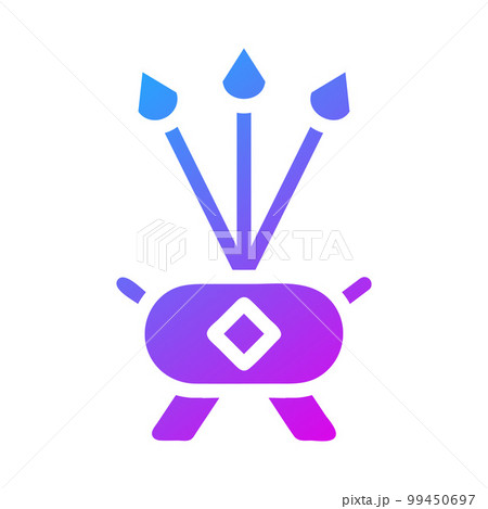 chinese icon new year gradient purple style illustration vector perfect. 99450697