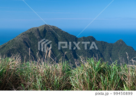 Spring mountain landscape. People feel comfortable, free and at peace. 99450899