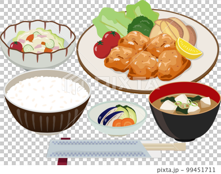 唐揚げ定食 99451711