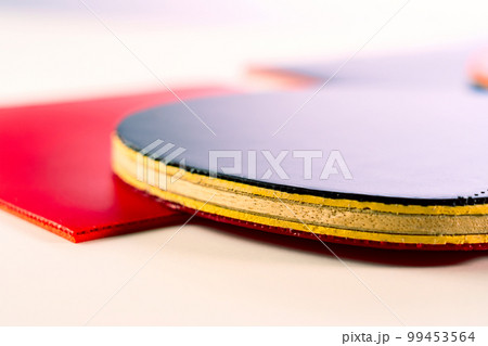 New Rubber Pads on Professional Table Tennis Rackets 99453564