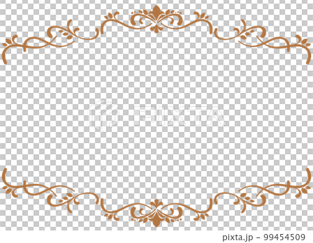 decorative ruled antique frame 99454509