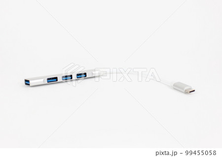 usb splitter on a white background object usb splitter on a white background object 99455058
