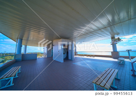 千葉県旭市の飯岡刑部岬(ぎょうぶみさき)展望館 光の風のデッキ展望スペース 千葉県旭市の飯岡刑部岬(ぎょうぶみさき)展望館 光の風のデッキ展望スペース 99455613
