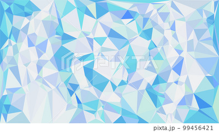 Light blue and white monochrome background. Abstract business triangle texture. Low poly geometric, light, masculine illustration. Light blue and white monochrome background. Abstract business triangle texture. Low poly geometric, light, masculine illustration. 99456421