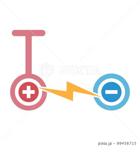 Electric scooter icon design 99456715