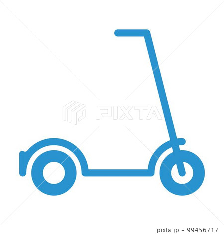 Electric scooter icon design 99456717