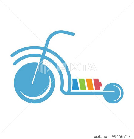 Electric scooter icon design 99456718