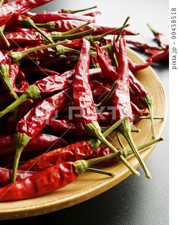 Dried red hot chili pepper Dried red hot chili pepper 99458518