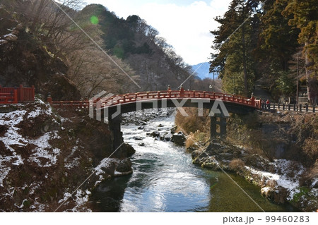 冬の日光の神橋 栃木 冬の日光の神橋 栃木 99460283
