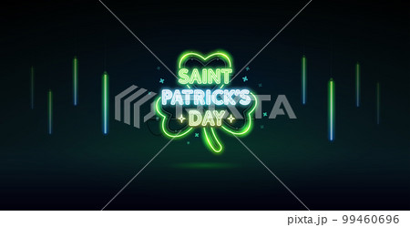 Staint Patrick's Day Neon Sign Staint Patrick's Day Neon Sign 99460696