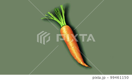 背景が緑のニンジンのイラスト 背景が緑のニンジンのイラスト 99461150