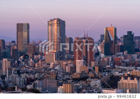 《東京都》東京夕景・マジックアワー 99461632