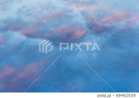 Sky color blue pink purple abstract background of nature beautiful evening outdoor 99462039