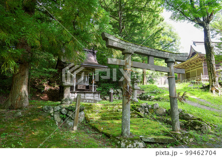 長野県 夏 松原湖 松原諏方神社 山宮(梅の宮) 長野県 夏 松原湖 松原諏方神社 山宮(梅の宮) 99462704