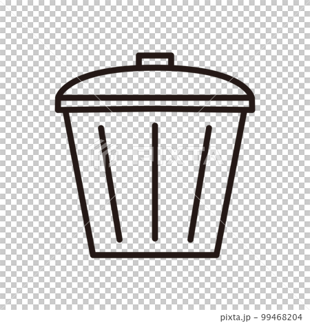 線條畫業務圖標垃圾桶 99468204