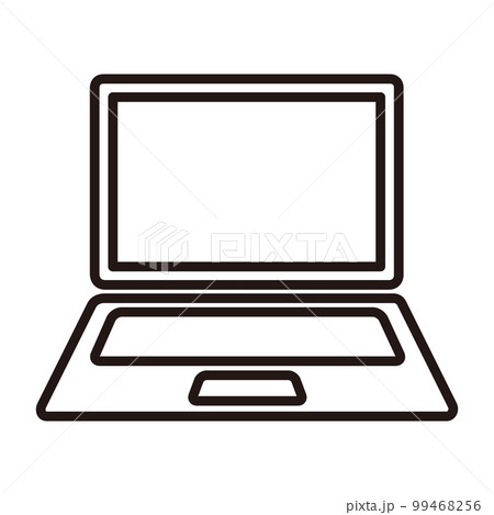 Laptop Computer Digital Gadget Monochrome Vector, Computer Drawing, Laptop  Drawing, Digital Drawing PNG and Vector with Transparent Background for  Free Download