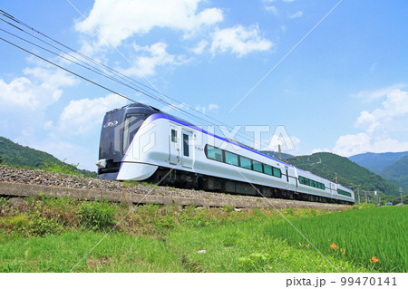 大糸線 E353系3両編成試運転 2016年7月14日 大糸線 E353系3両編成試運転 2016年7月14日 99470141