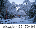 日吉大社　雪景色 99470404