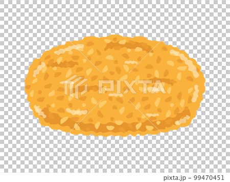 揚げたての、トンカツのイラスト 99470451