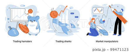 Trading hamster, user who does not understand economics and finance, inexperienced investor Trading hamster, user who does not understand economics and finance, inexperienced investor 99471123
