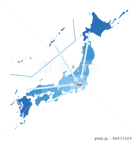東京へ一極集中のイメージ 99471424