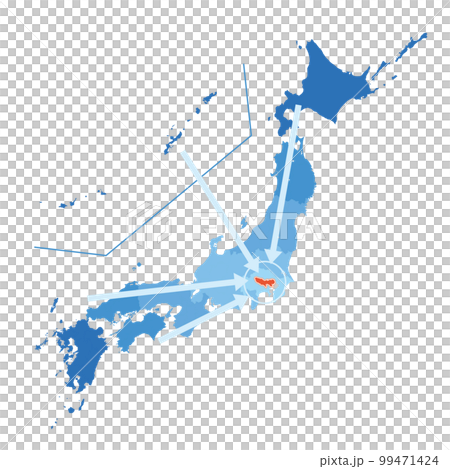 東京へ一極集中のイメージ 99471424