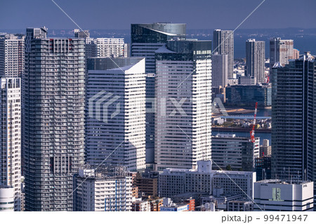 《東京都》タワーマンションが建ち並ぶ・中央区ベイエリア 99471947