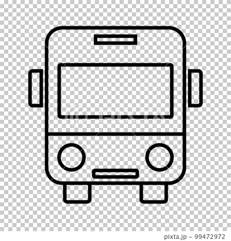 Simple bus icon. vehicle. vector. 99472972