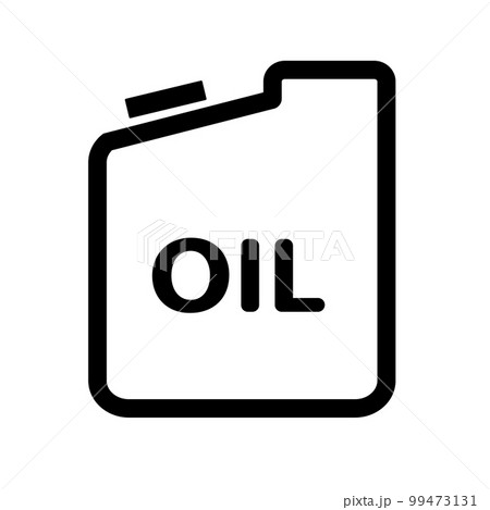 シンプルなオイルの入れ物。燃料容器。ベクター。 99473131
