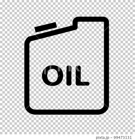 シンプルなオイルの入れ物。燃料容器。ベクター。 99473131