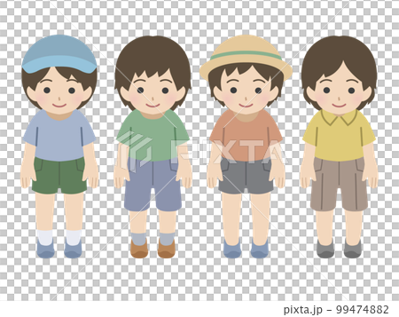 Boy's summer clothes whole body set Boy's summer clothes whole body set 99474882