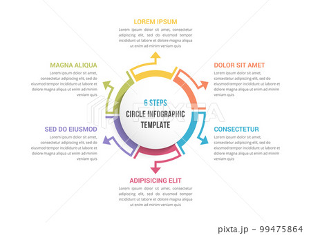 Circle Infographics - Six Elements Circle Infographics - Six Elements 99475864